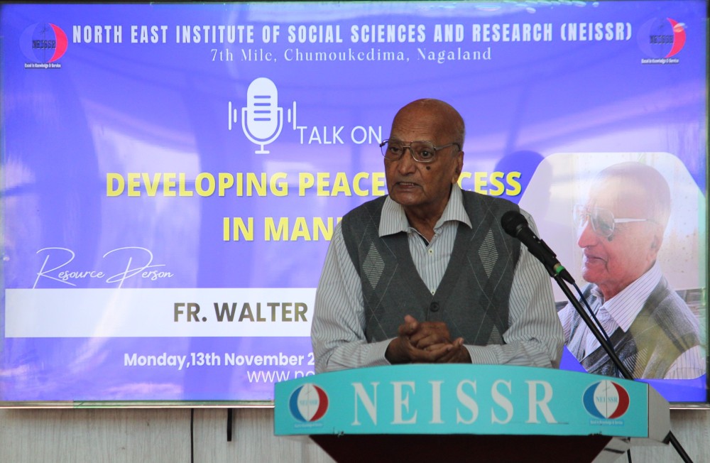 Fr Walter Fernandes, Professor at North Eastern Social Research Centre, Guwahati